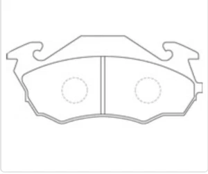 Subaru Sambar, 90-98, Brake Pads - Picture 1 of 1