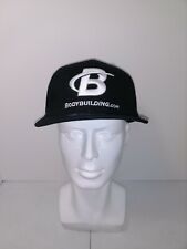 New With Tags Bodybuilding.Com Snapback Adjustable Hat Black