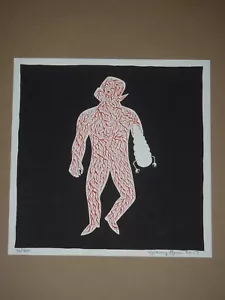 Johnny Ryan Prison Pit signed poster art print Jiz - Picture 1 of 4