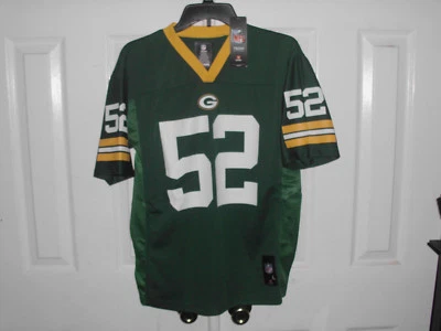 Camiseta réplica masculina New Youth grande NFL Green Bay Packers argila Matthews #52 - Imagem 1 de 4