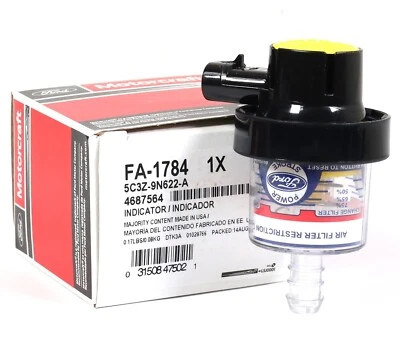 Indicador de filtro de aire de admisión diésel Powerstroke Ford 6.0 7.3 OEM Motorcraft 02-07 Foto 1 de 4