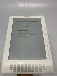 Amazon Kindle Tastiera D00611 Bianca SPEDIZIONE GRATUITA NON TESTATA - Foto 1 di 4