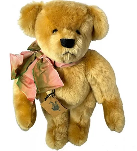 "Junta de mohair beige hecha a mano Dee Thorpe artista oso de peluche 1 de su tipo USd 15" - Imagen 1 de 6