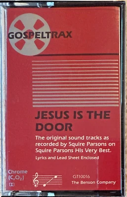 SQUIRE PARSONS   JESUS IS THE DOOR    Performer Series  Passage  Cassette  Trax - Image 1 of 4