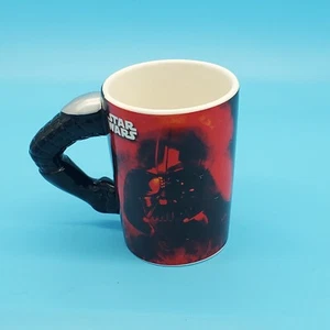 Darth Vader Star Wars Red Cup Mug Sculpted Vader Arm as Handle - Picture 1 of 7