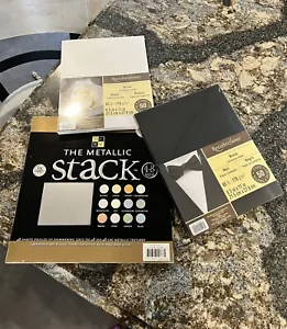 Recollections Cardstock; White and Black 8.5 X 11and Metallic Multi Col 12 X 12 - Picture 1 of 1