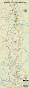 Blue Ridge Parkway Wall Map - Picture 1 of 3