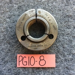 Gage Ring Thread Go PD 1.3893 Gage Single Ended 1-1/2-6 UNC 2A - Picture 1 of 5