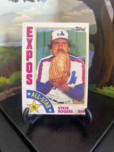 1984 Topps Steve Rogers #394 Baseball Card
