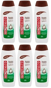 6er-Pack Borotalco Bagnodoccia Sandalo Duschgel Sandelholz und Vetiver 500ml - Bild 1 von 8
