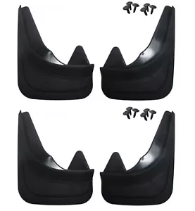 2 sets Moulded Universal Fit Mudflaps Mud Flaps Front & Rear to suit Audi 4 flap - Picture 1 of 1