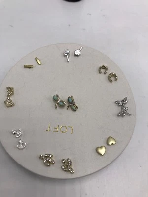 $39.50 Loft  studs set of 9 earrings S2 Foto 1 de 4