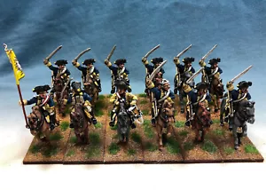 28 mm WGS Sette anni guerra SYW dipinto stechow dragoni prussiani GPA12 - Foto 1 di 10