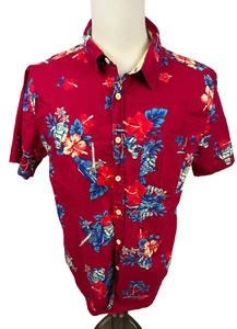 Star Wars Cotton Hawaiian Darth Vader Storm Trooper Mens Shirt Medium - Picture 1 of 7