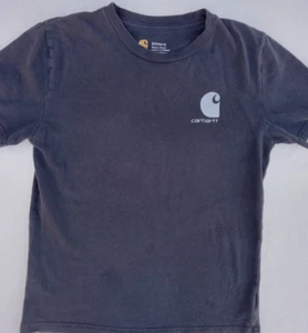 Carhartt Boy’s Shirt Size 8/10 Small Logo 2 Sided ! Since 1889 Cheap ! - Picture 1 of 10