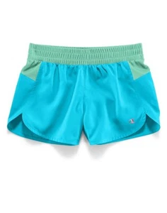 Champion Girls Performance Running Shorts Blue Aqua Size 6 NWT - Picture 1 of 2