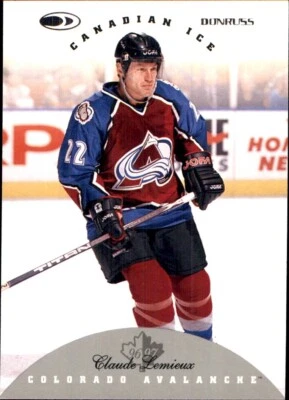 1996-97 Donruss Canadian Ice #115 Claude Lemieux COLORADO AVALANCHE - Image 1 of 2