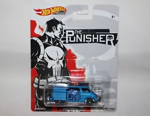 Hot Wheels Premium Spielzeugauto The Punisher Van Real Riders On Card - Bild 1 von 3