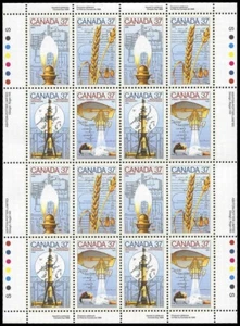 Canada Stamps Pane of 16, Canada Day-Science and Technology-3, #1209a MNH - Picture 1 of 1