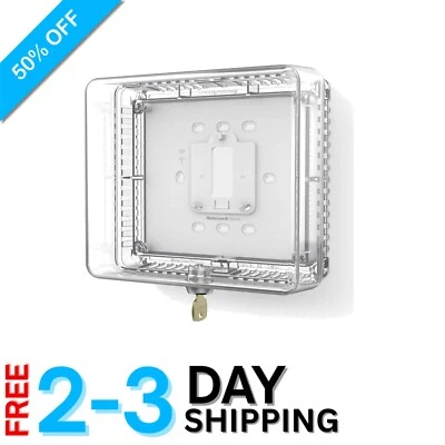 Lockable Medium Thermostat Guard - Protects 5"x6" Thermostats from Tampering - Image 1 of 4