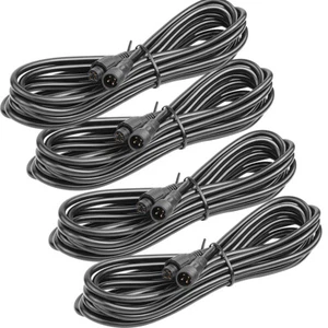4PCS 4Pin 2.4M 8FT Extension Wire Cable Cord Connector For RGB LED Rock Lights - Picture 1 of 8