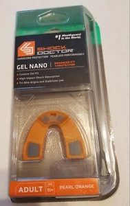 Shock Doctor Gel Nano Pearl Orange Mundschutz für Erwachsene Neu - Bild 1 von 2