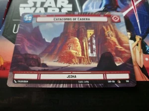 STAR WARS CATACUMBAS ILIMITADAS DE CADERA ESCUDO FICHA HIPERESPACIO - Imagen 1 de 2