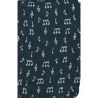 Treble Clefs and Music Notes 100% silk navy scarf