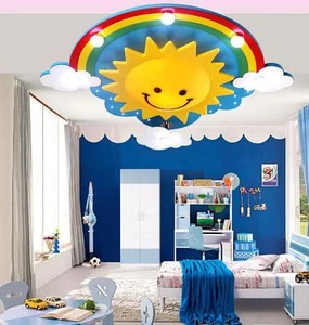 Sun Rainbow LED Ceiling Light Pendant Lamp Lighting Kid C 10 - Picture 1 of 10