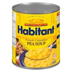FRESH 4 Cans of Habitant French Canadian Pea Soup 796 mL/26.9oz - Picture 1 of 3