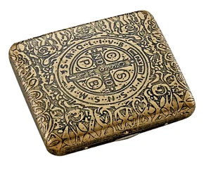 Vintage Constantine Cigarette Case Metal Portable Holder Box for King Size 20s - Picture 1 of 5