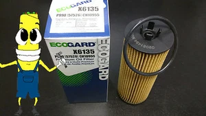 Premium Oil Filter for Jeep Grand Cherokee w/ 3.6L Engine 2011 2012 2013 Single - Picture 1 of 5