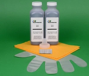 (2) Toner Nachfüllsets für HP 4050 4050n 4050 USB-MAC C4127A. 600gr. 12K Seiten - Bild 1 von 1