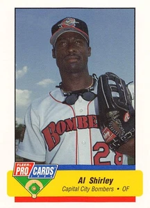 Al Shirley 1994 Fleer ProCards 1764 Capital City Bombers Baseball Card - Picture 1 of 2