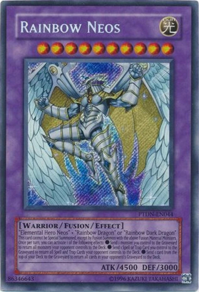 Moderately Played Rainbow Neos - PTDN-EN044 - Secret Rare - Unlimited Edition -  - Image 1 of 1