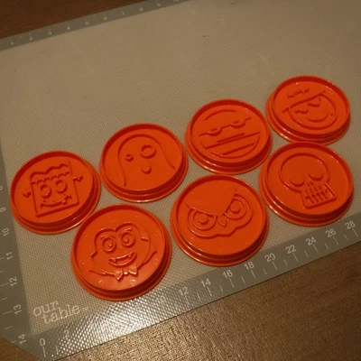 JUEGO DE 7 cortadores de galletas apilables de Halloween moldes chef mimado #1598 - retirado Foto 1 de 4