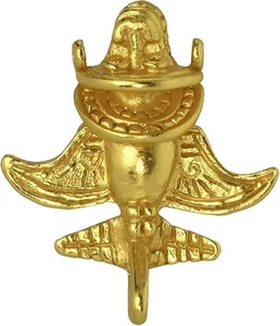 24k GP Quimbaya Ancient Flyer | Golden Jet-5 Lapel Pin| Across The Puddle - Picture 1 of 2