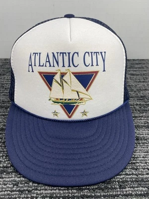 🔥 De colección • Sombrero SnapBack Atlantic City Ship Trucker • Nissin EE. UU. Foto 1 de 4