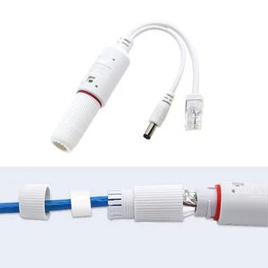 48V to 12V Water Resistant For POE Splitter Adapter for Network Devices - Photo 1/12