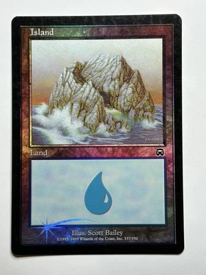 Island () Mercadian Masques 337 Foil MTG Card LP-NM - Image 1 of 2