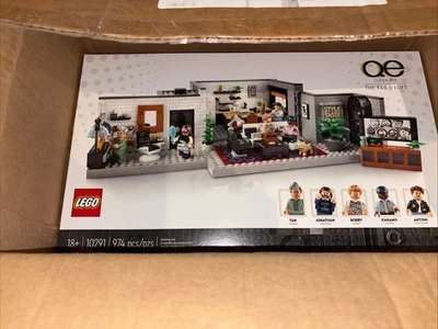 Lego Fab 5 Loft Queer Eye Juego de Construcción 10291 Nuevo Sin Abrir y Retirado Impecable Foto 1 de 4