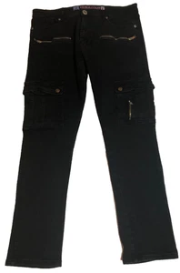 Demolition Jeans Denim Collection Black Size 38 - Picture 1 of 5