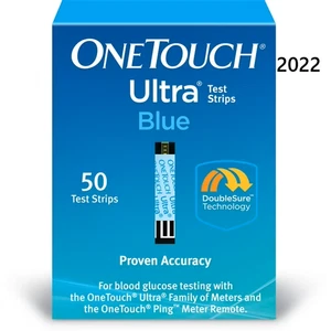 OneTouch Ultra Blue Blutzuckerteststreifen - 50 Stück 2022 - Bild 1 von 1