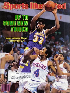 1984 3/5 Sports Illustrated magazine Magic Johnson Los Angeles Lakers VG - Picture 1 of 1