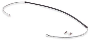 KAWASAKI 84-05 KLR 250 GALFER BRAIDED STAINLESS STEEL FRONT BRAKE LINE KIT - Picture 1 of 7