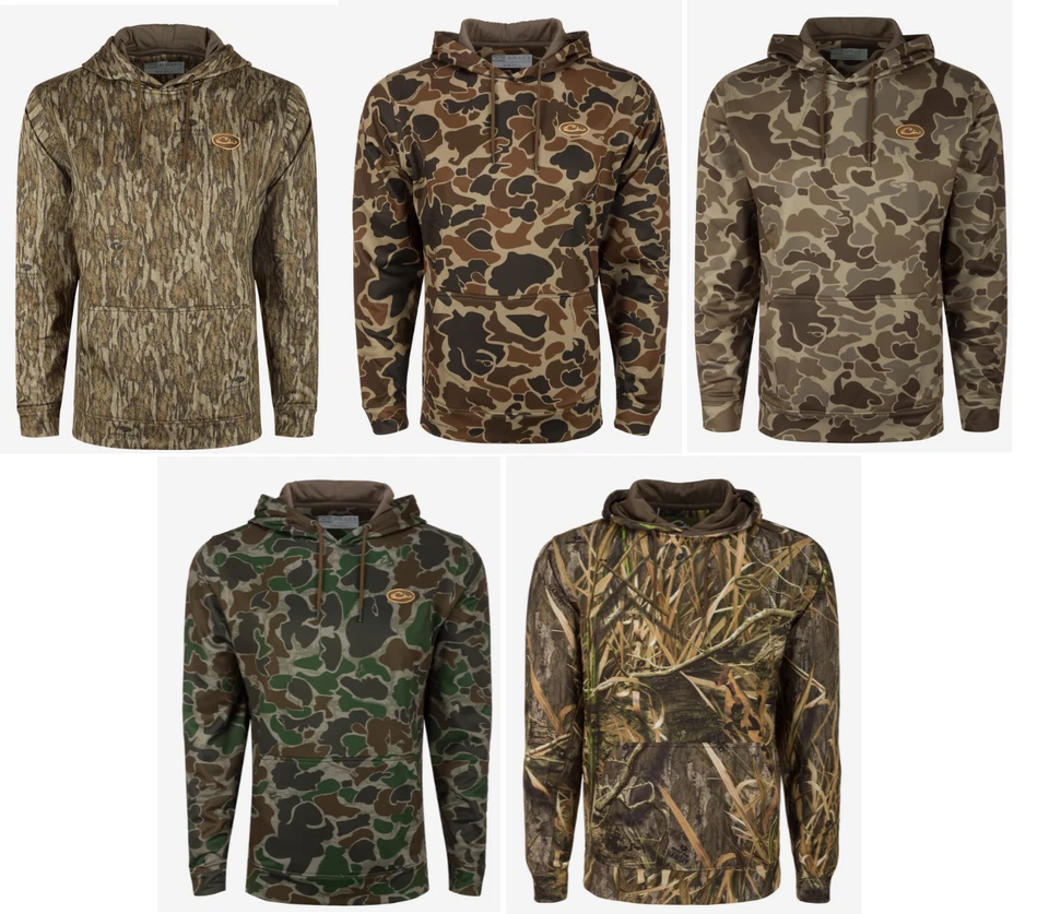 Sudadera con capucha DRAKE MST Performance para hombre DW2290 roble musgo todos los colores Foto 1 de 1