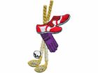 Embroidered Iron-On Applique Golf Clubs, Shoes & Glove, 3 x 4+1/2 inch