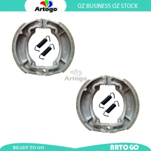 Motorcycle Front+Rear Brake Shoes For Kawasaki KV100 KV 100 1985-1986 - Bild 1 von 2
