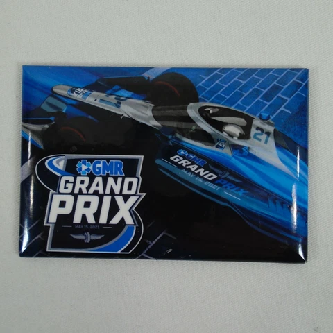 2021 GMR Grand Prix Indy GP May Event Collector Magnet IndyCar Indianapolis Cover