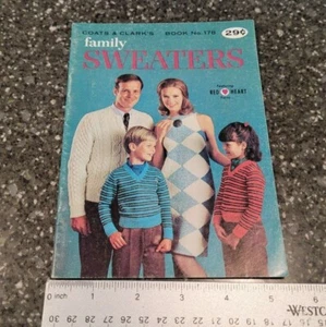 Family Sweaters Coats & Clarks Book 178 Knitting / Crochet - Picture 1 of 1